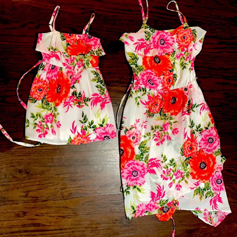 Mommy(M) and me(3T)spring dresses